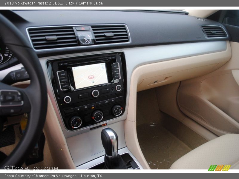 Black / Cornsilk Beige 2013 Volkswagen Passat 2.5L SE