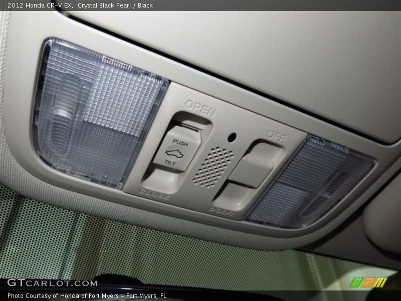 Crystal Black Pearl / Black 2012 Honda CR-V EX