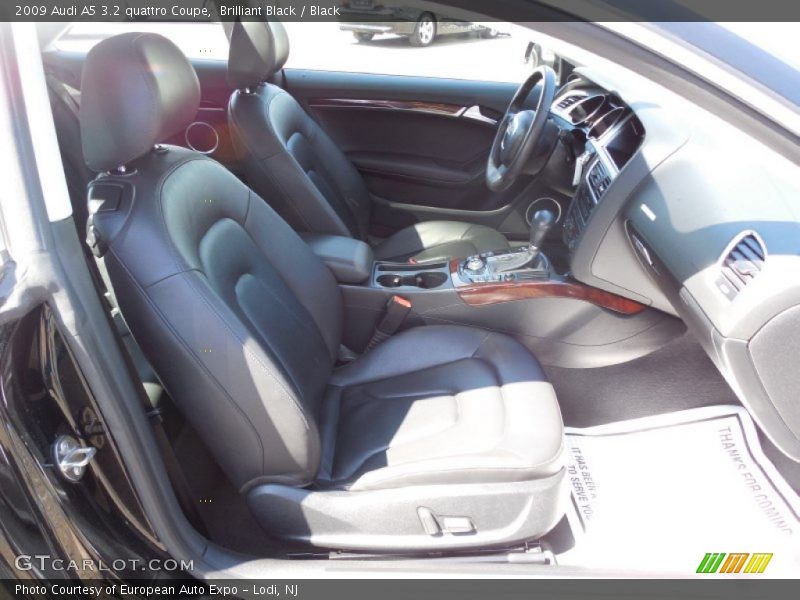 Brilliant Black / Black 2009 Audi A5 3.2 quattro Coupe
