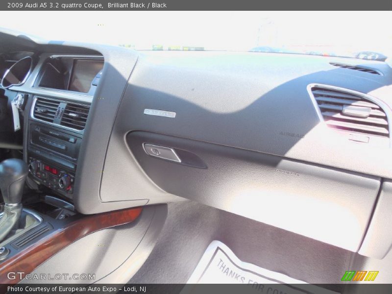 Brilliant Black / Black 2009 Audi A5 3.2 quattro Coupe