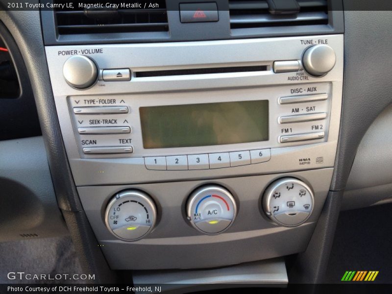 Magnetic Gray Metallic / Ash 2011 Toyota Camry LE