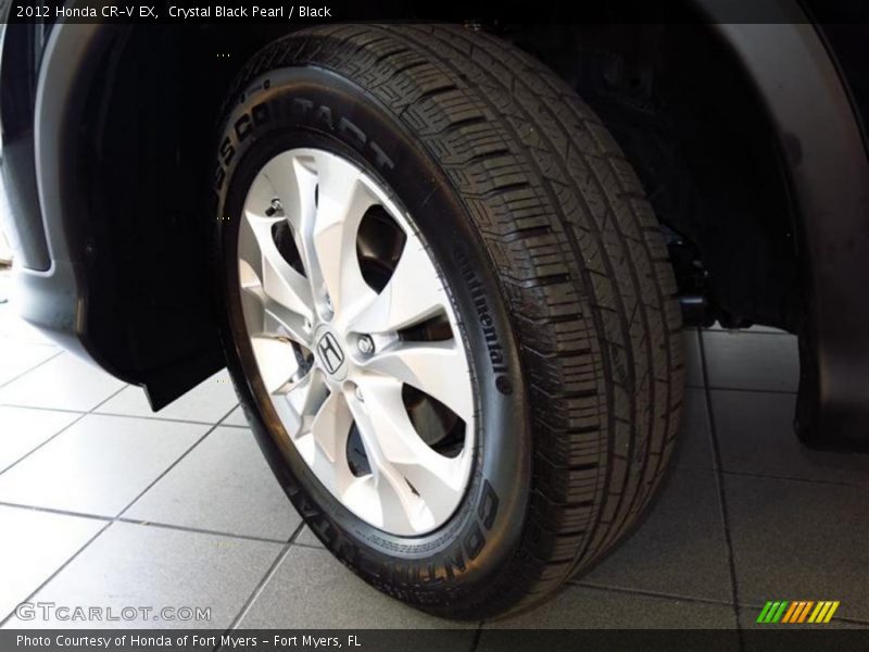 Crystal Black Pearl / Black 2012 Honda CR-V EX