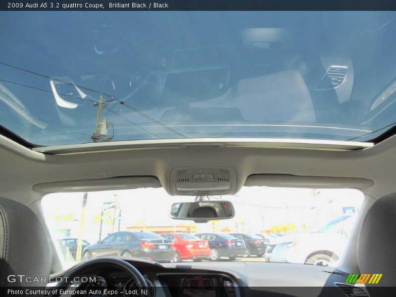 Brilliant Black / Black 2009 Audi A5 3.2 quattro Coupe