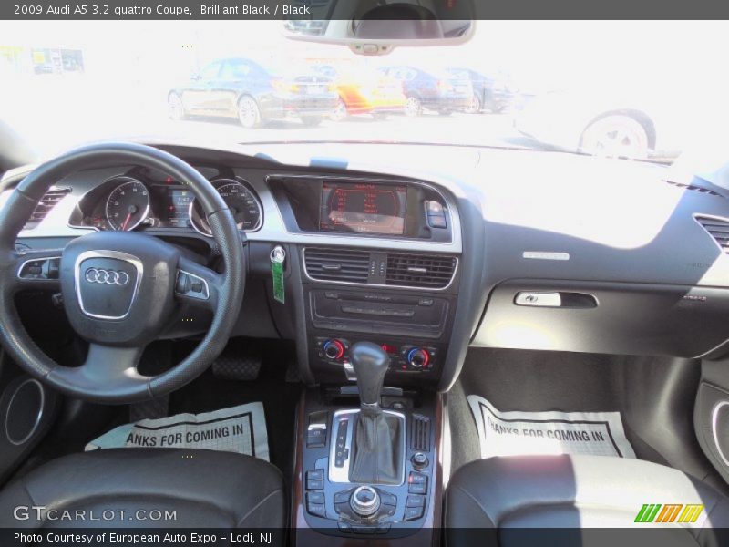 Brilliant Black / Black 2009 Audi A5 3.2 quattro Coupe