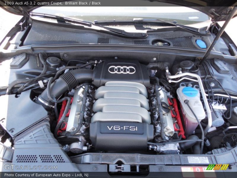 Brilliant Black / Black 2009 Audi A5 3.2 quattro Coupe