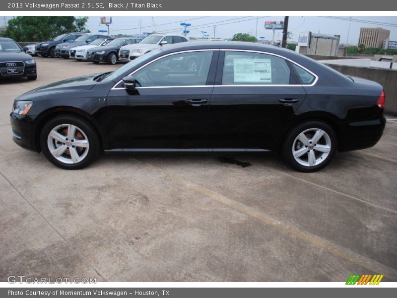 Black / Titan Black 2013 Volkswagen Passat 2.5L SE