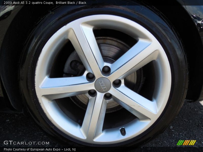 Brilliant Black / Black 2009 Audi A5 3.2 quattro Coupe