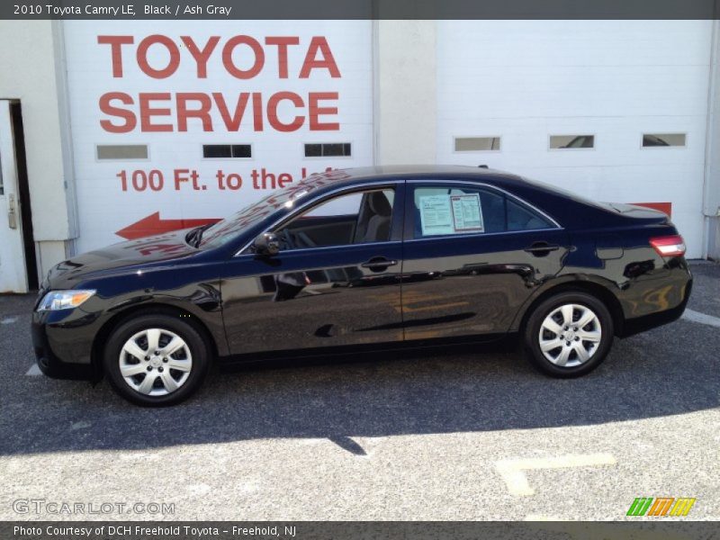 Black / Ash Gray 2010 Toyota Camry LE