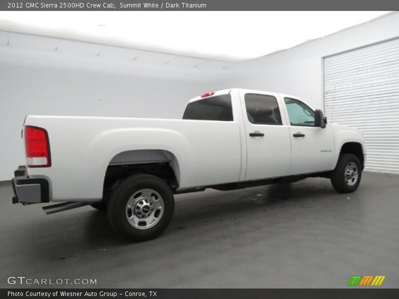 Summit White / Dark Titanium 2012 GMC Sierra 2500HD Crew Cab