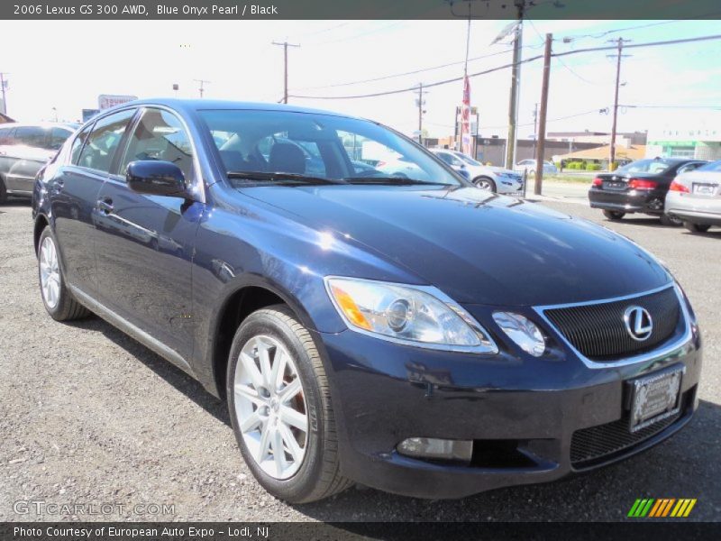 Blue Onyx Pearl / Black 2006 Lexus GS 300 AWD