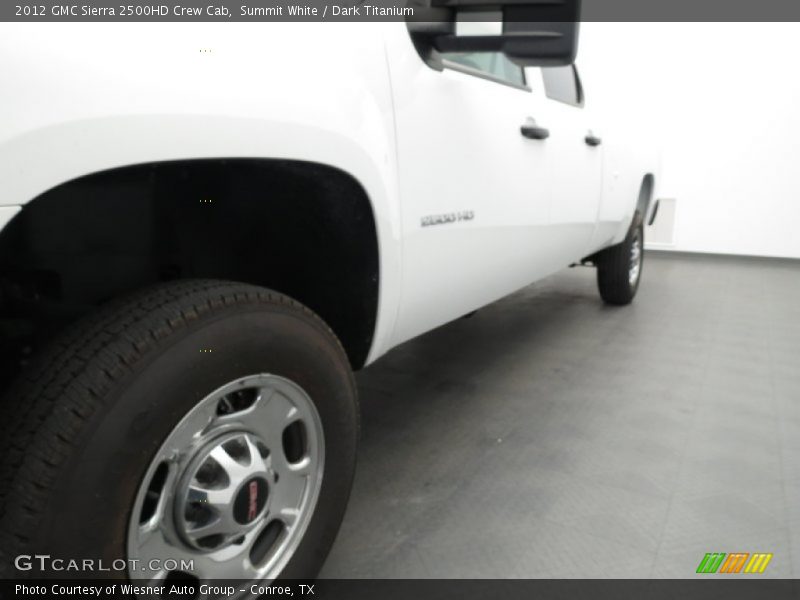 Summit White / Dark Titanium 2012 GMC Sierra 2500HD Crew Cab