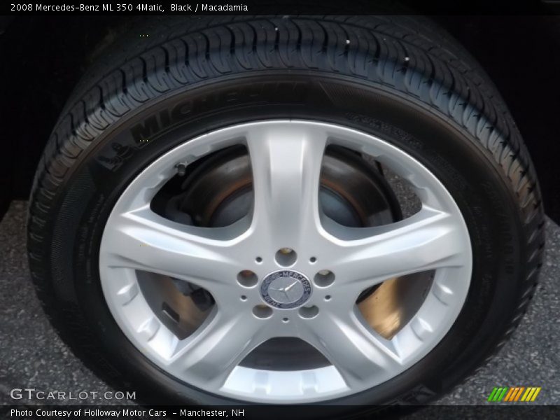 Black / Macadamia 2008 Mercedes-Benz ML 350 4Matic