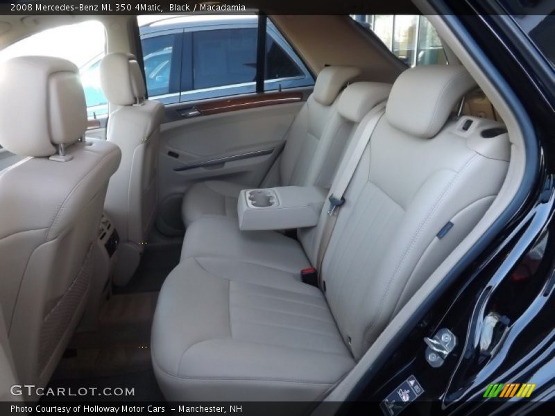 Black / Macadamia 2008 Mercedes-Benz ML 350 4Matic