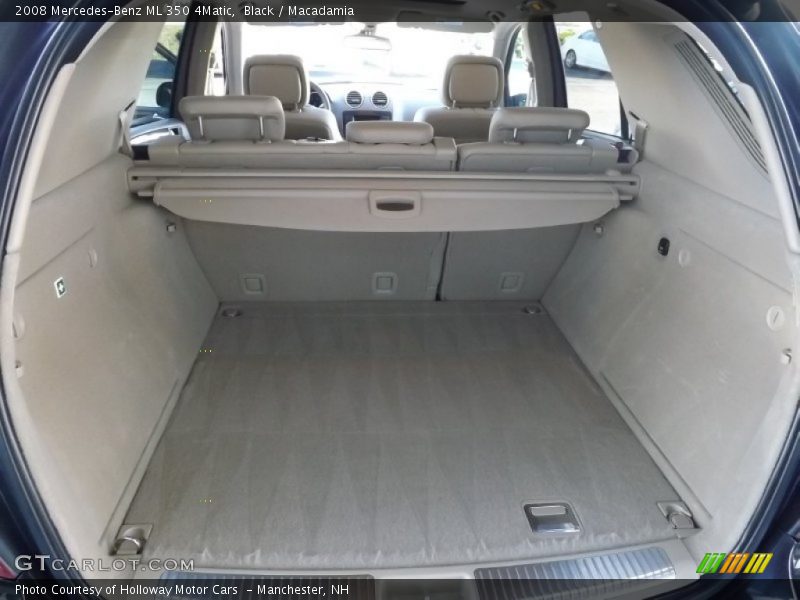 Black / Macadamia 2008 Mercedes-Benz ML 350 4Matic