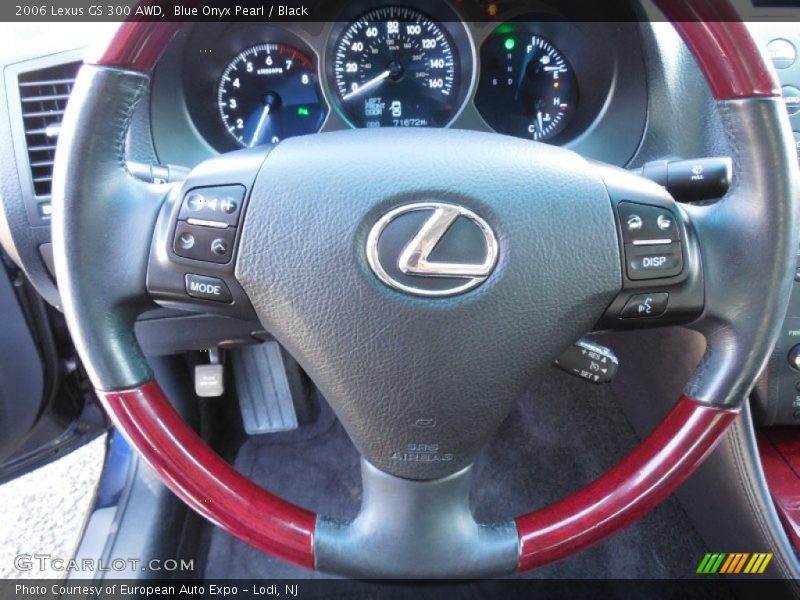 Blue Onyx Pearl / Black 2006 Lexus GS 300 AWD