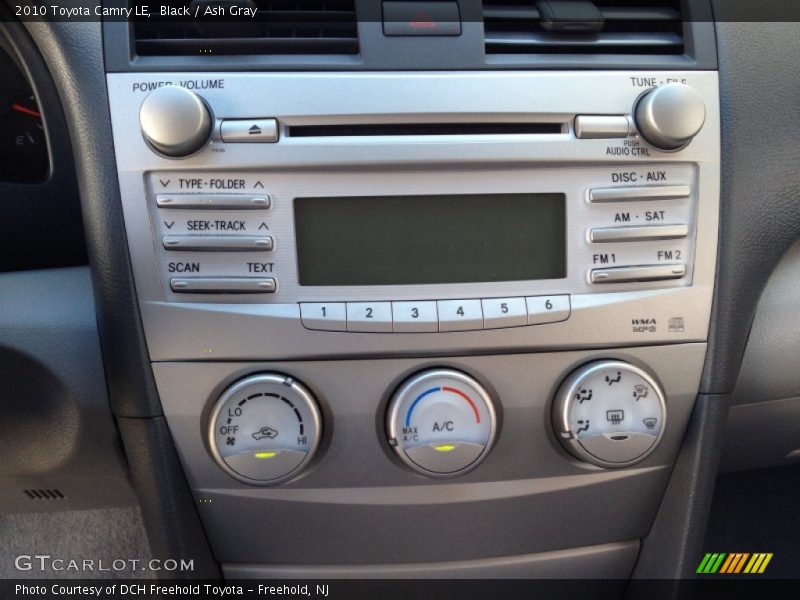 Black / Ash Gray 2010 Toyota Camry LE