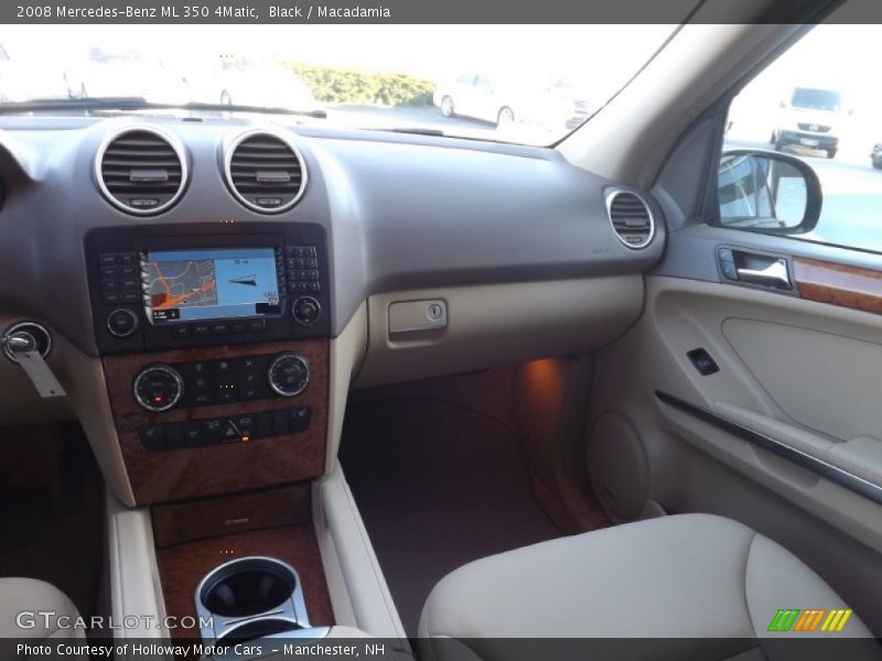 Black / Macadamia 2008 Mercedes-Benz ML 350 4Matic