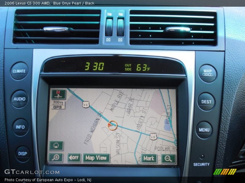 Blue Onyx Pearl / Black 2006 Lexus GS 300 AWD
