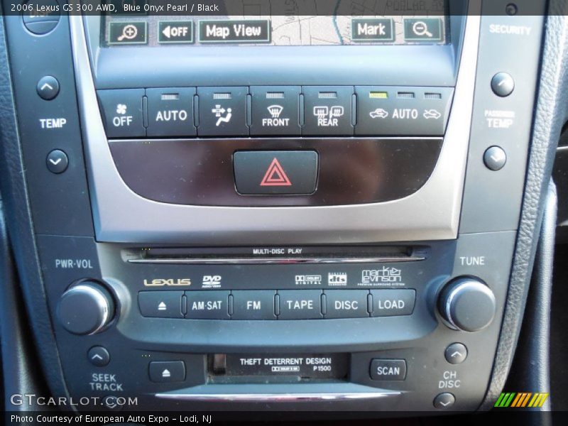 Blue Onyx Pearl / Black 2006 Lexus GS 300 AWD