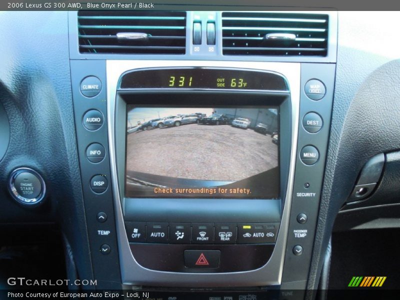 Blue Onyx Pearl / Black 2006 Lexus GS 300 AWD