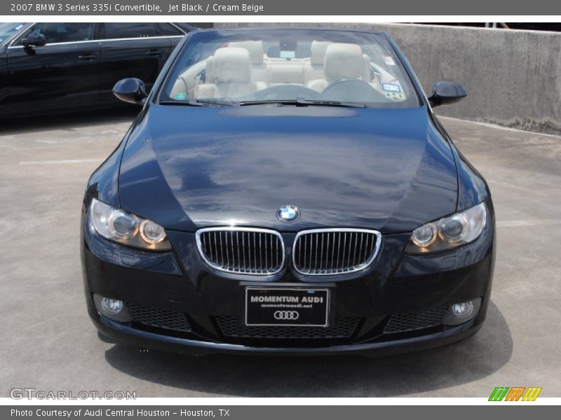 Jet Black / Cream Beige 2007 BMW 3 Series 335i Convertible