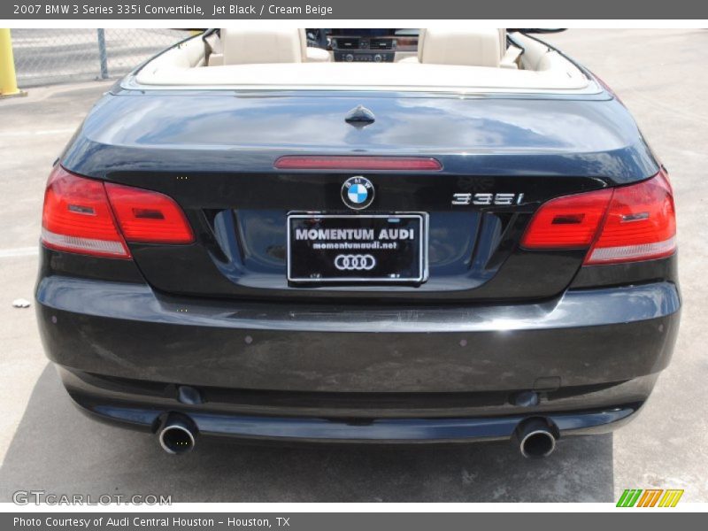 Jet Black / Cream Beige 2007 BMW 3 Series 335i Convertible