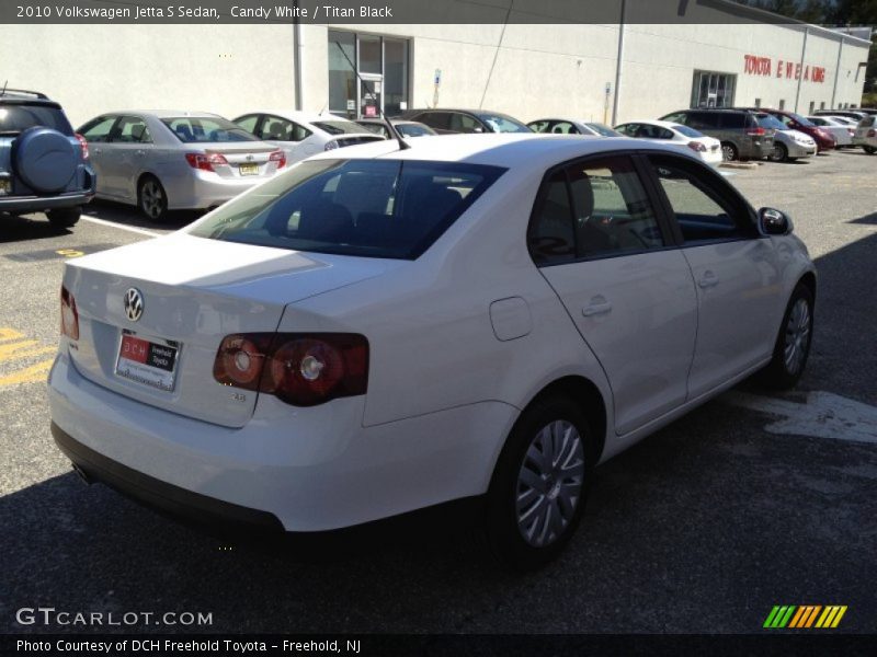 Candy White / Titan Black 2010 Volkswagen Jetta S Sedan