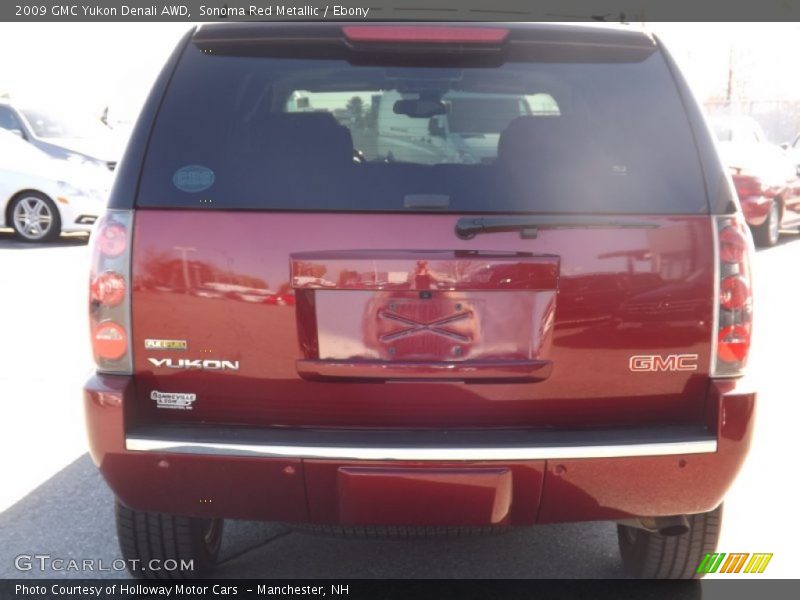 Sonoma Red Metallic / Ebony 2009 GMC Yukon Denali AWD