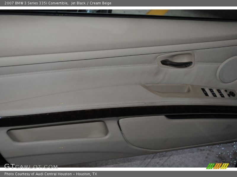 Jet Black / Cream Beige 2007 BMW 3 Series 335i Convertible