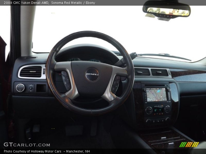 Sonoma Red Metallic / Ebony 2009 GMC Yukon Denali AWD