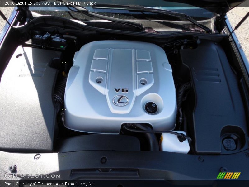 Blue Onyx Pearl / Black 2006 Lexus GS 300 AWD