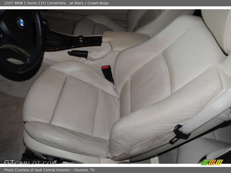 Jet Black / Cream Beige 2007 BMW 3 Series 335i Convertible