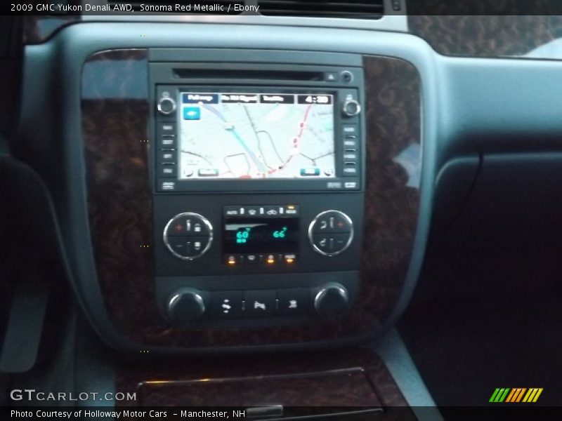 Sonoma Red Metallic / Ebony 2009 GMC Yukon Denali AWD