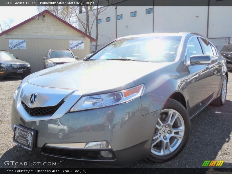 Palladium Silver Metallic / Taupe 2010 Acura TL 3.5
