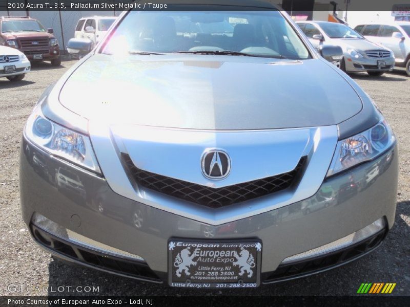 Palladium Silver Metallic / Taupe 2010 Acura TL 3.5