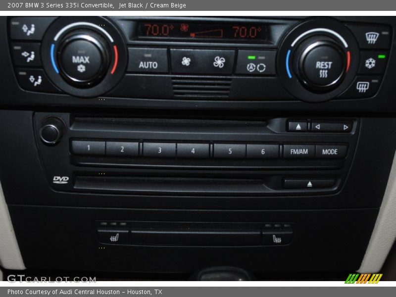 Jet Black / Cream Beige 2007 BMW 3 Series 335i Convertible