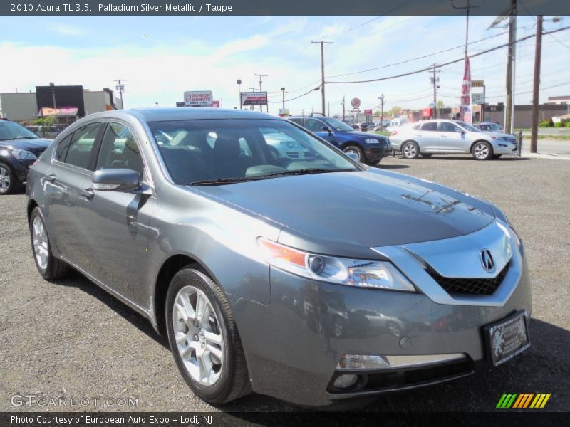Palladium Silver Metallic / Taupe 2010 Acura TL 3.5