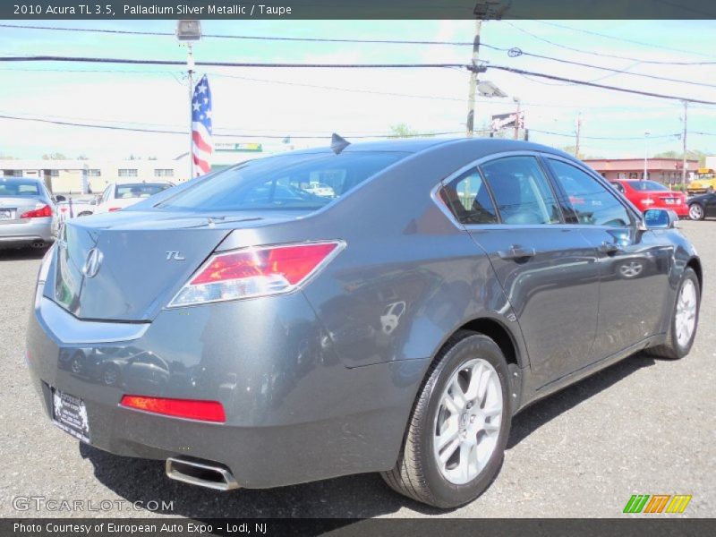 Palladium Silver Metallic / Taupe 2010 Acura TL 3.5