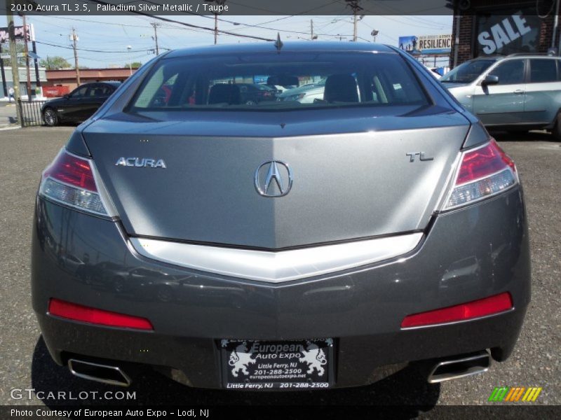 Palladium Silver Metallic / Taupe 2010 Acura TL 3.5