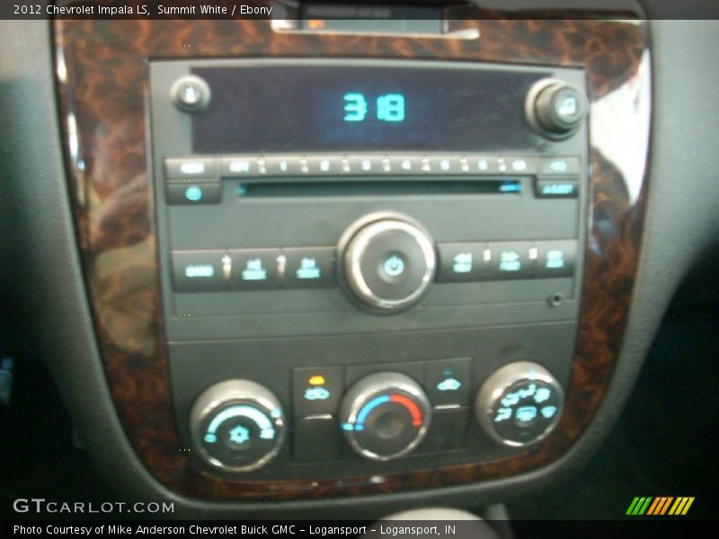 Summit White / Ebony 2012 Chevrolet Impala LS