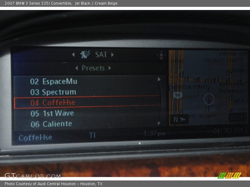 Jet Black / Cream Beige 2007 BMW 3 Series 335i Convertible