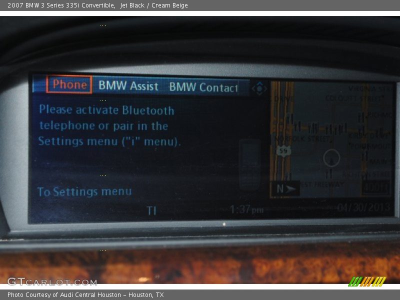 Jet Black / Cream Beige 2007 BMW 3 Series 335i Convertible