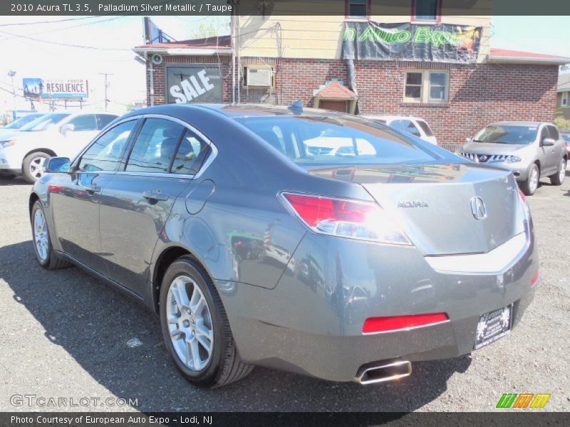 Palladium Silver Metallic / Taupe 2010 Acura TL 3.5