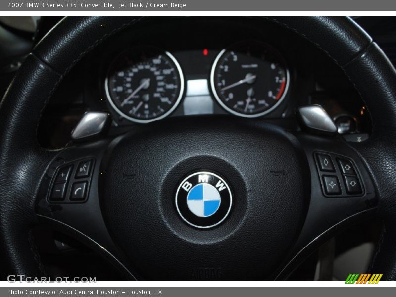 Jet Black / Cream Beige 2007 BMW 3 Series 335i Convertible