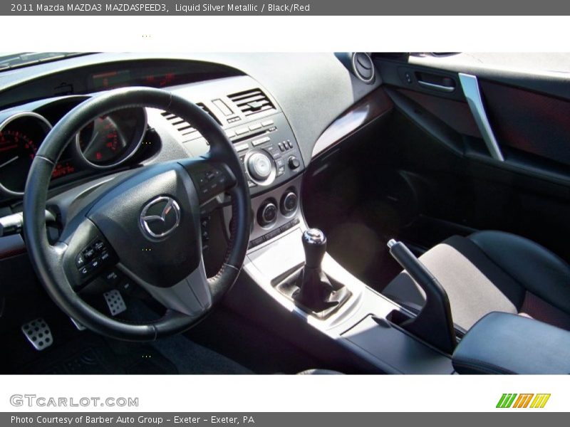 Liquid Silver Metallic / Black/Red 2011 Mazda MAZDA3 MAZDASPEED3