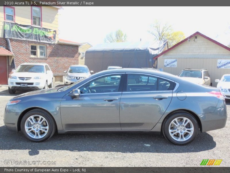 Palladium Silver Metallic / Taupe 2010 Acura TL 3.5