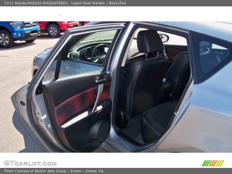Liquid Silver Metallic / Black/Red 2011 Mazda MAZDA3 MAZDASPEED3