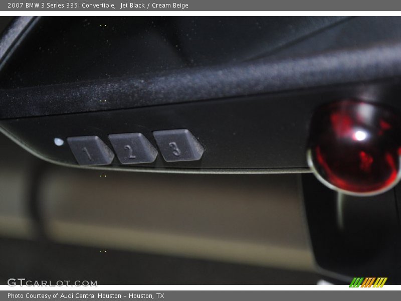 Jet Black / Cream Beige 2007 BMW 3 Series 335i Convertible