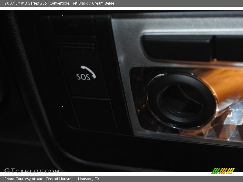 Jet Black / Cream Beige 2007 BMW 3 Series 335i Convertible