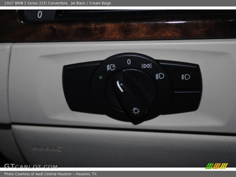 Jet Black / Cream Beige 2007 BMW 3 Series 335i Convertible